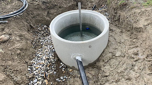 Haustechnik Sanitär Wasserversorgung Schacht